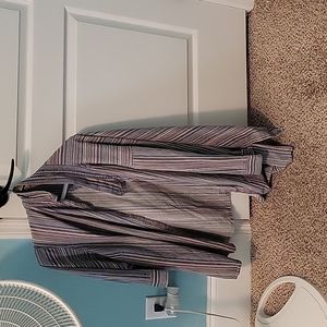 Long sleeve striped button down